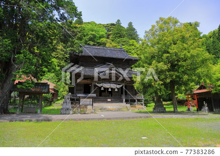 [島根縣]晴天下的神社（石見銀山） 77383286