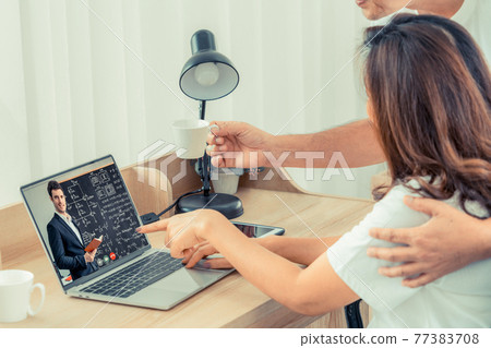 E-learning and Online Education for Student and University Concept. E-learning and Online Education for Student and University Concept. 77383708