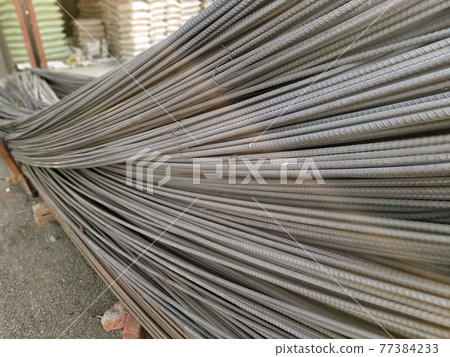 Steel bar, Piled up rebar steel Steel bar, Piled up rebar steel 77384233