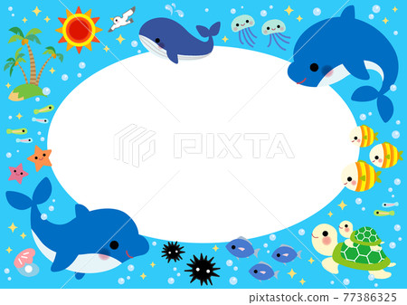 Sea friends frame Sea friends frame 77386325