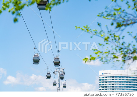 [Kanagawa Prefecture] Minato Mirai Urban Ropeway in fine weather 77386750