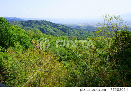 View of Yamato Sanzan from Takamadoyama course ・ May 2 77388034