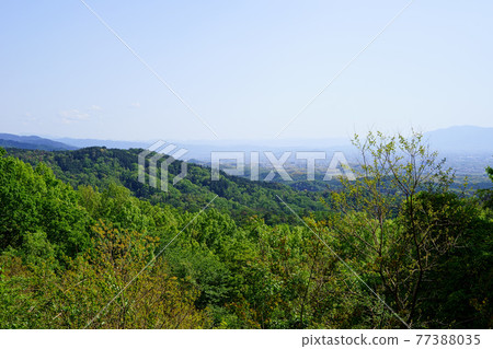 View of Yamato Sanzan from Takamadoyama course ・ May 3 77388035