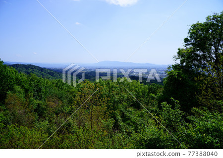 View of Yamato Sanzan from Takamadoyama course ・ May 8 77388040