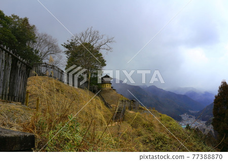 戰國時期的山城高根城遺址 戰國時期的山城高根城遺址 77388870
