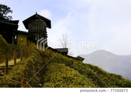 戰國時期的山城高根城遺址 戰國時期的山城高根城遺址 77388873