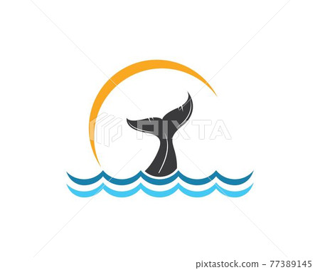 whale tail icon vector illustration design whale tail icon vector illustration design 77389145