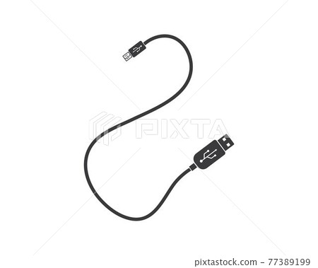 usb icon vector illustration 77389199