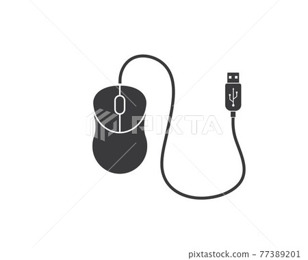 computer mouse icon vector illustration design 77389201