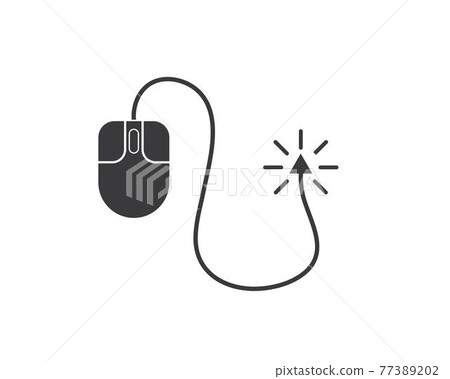 computer mouse icon vector illustration design 77389202