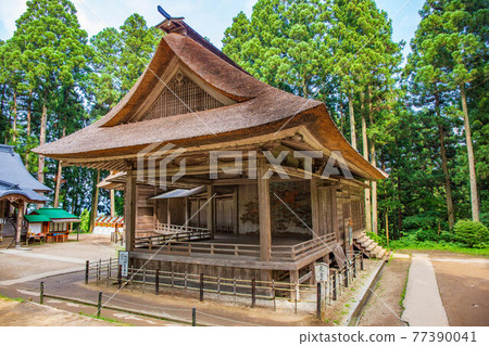World Heritage Hiraizumi Summer Sekiyama Chusonji Hakusan Shrine Noh Stage (Noh Theater) World Heritage Hiraizumi Summer Sekiyama Chusonji Hakusan Shrine Noh Stage (Noh Theater) 77390041