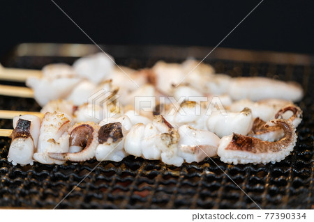 七輪木炭烤鳳頭魷魚串 七輪木炭烤鳳頭魷魚串 77390334