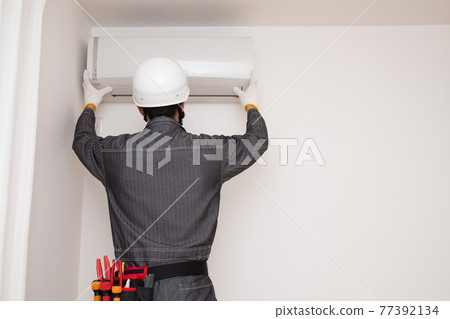 Air conditioner construction installation installation Air conditioner construction installation installation 77392134