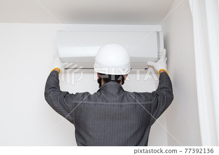 Air conditioner construction installation installation 77392136