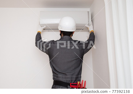 Air conditioner construction installation installation 77392138