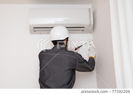 Air conditioner outlet work 77392209
