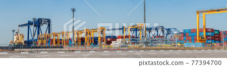 港口集裝箱堆場 77394700