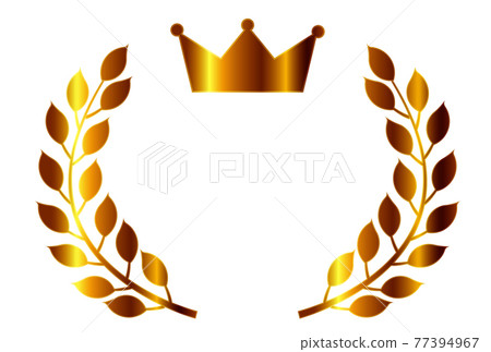 Crown bay leaf icon Crown bay leaf icon 77394967