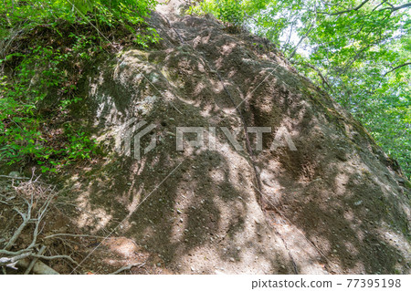 岩土之山上甲武岩附近的鐵鍊田(山梨縣大月市) 岩土之山上甲武岩附近的鐵鍊田(山梨縣大月市) 77395198