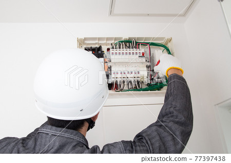 Distribution board construction Distribution board and electrician 77397438