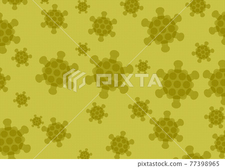 黃色病毒背景素材 黃色病毒背景素材 77398965
