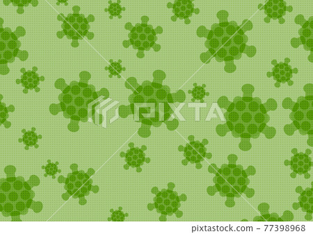 綠色病毒背景素材 綠色病毒背景素材 77398968