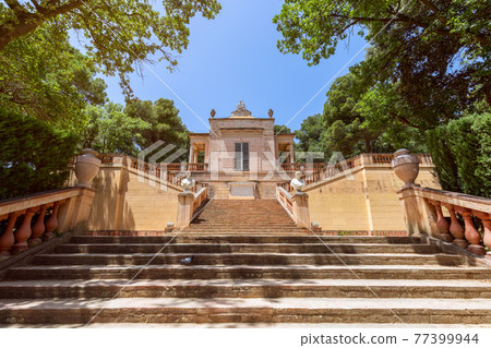 The entrance to the famous Park of the Labyrinth of Horta (Parc del Laberint d'Horta) The entrance to the famous Park of the Labyrinth of Horta (Parc del Laberint d'Horta) 77399944