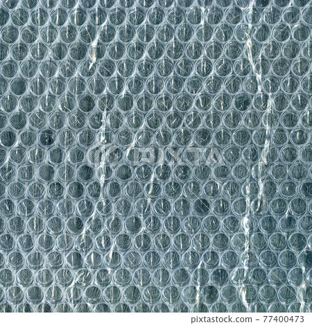 Plastic air bubble protection foil wrap texture background Plastic air bubble protection foil wrap texture background 77400473