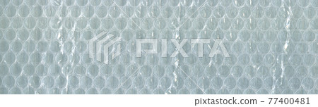 Plastic air bubble protection foil wrap texture background 77400481
