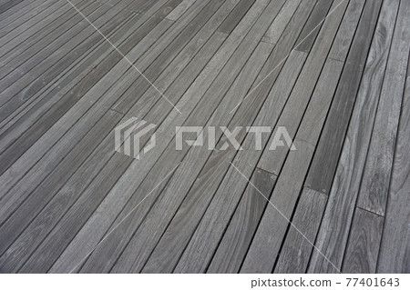 Abstract background. Gray wood floor. Narrow boards Abstract background. Gray wood floor. Narrow boards 77401643
