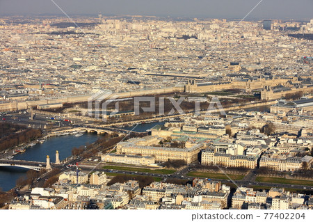 Paris cityscape 77402204