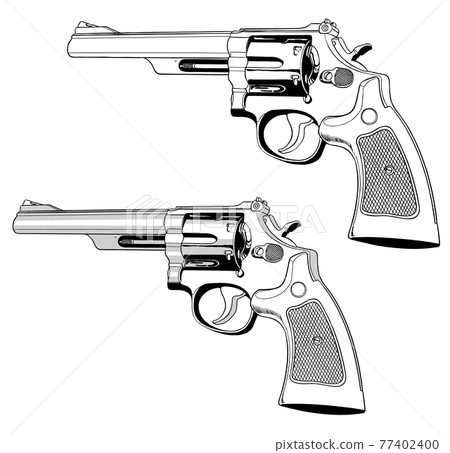 Large, revolver, revolver GUN, Magnum, R 77402400