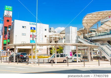 埼玉川越站西口站的風景 77403789