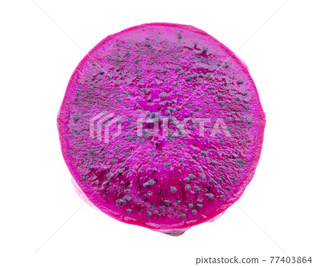 Dragon fruit isolated on white background 77403864