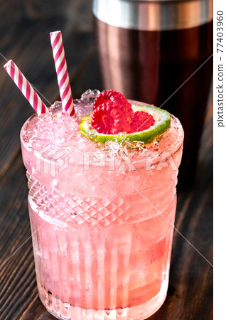 Glass of Knickerbocker cocktail 77403960
