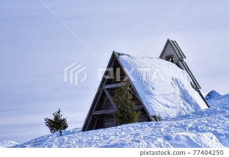Snowy chapel Snowy chapel 77404250