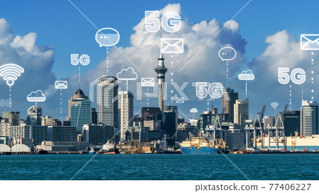 Smart digital city with globalization abstract graphic showing connection network Smart digital city with globalization abstract graphic showing connection network 77406227
