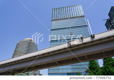 東京赤坂見附站附近的風景 77406752