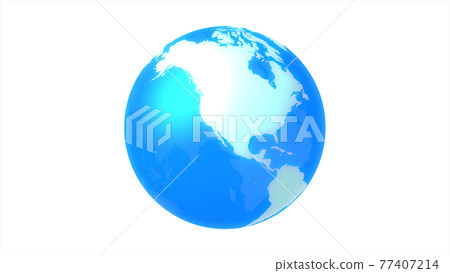 America-centric blue digital network image white background America-centric blue digital network image white background 77407214