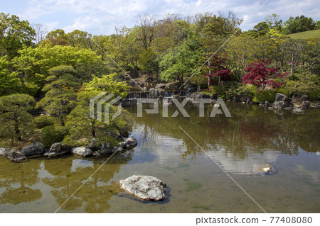 Japanese garden at Expo Memorial Park 77408080