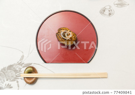 Abalone nigiri sushi Abalone nigiri sushi 77409841