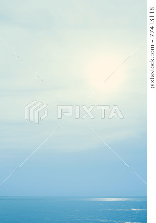 Cloudy coast Cloudy coast 77413118