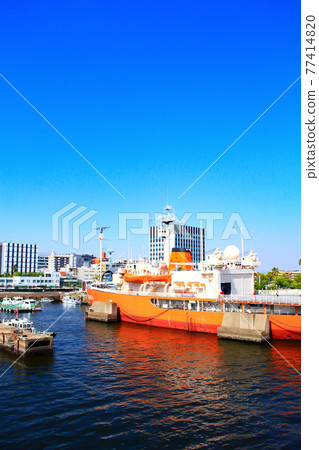 名古屋市風景，南極觀察船富士及其周邊 77414820