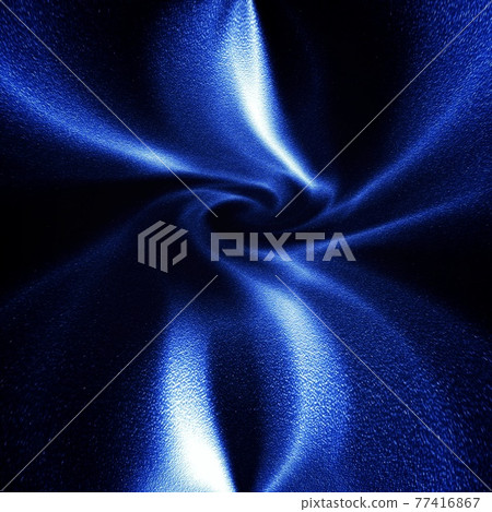 Abstract background with blue textile swirls 77416867