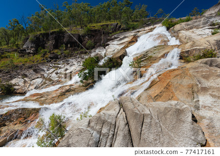 kuranda, water fall, waterfall 77417161
