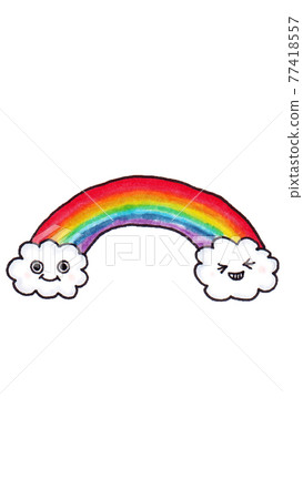 Clouds and rainbows Clouds and rainbows 77418557