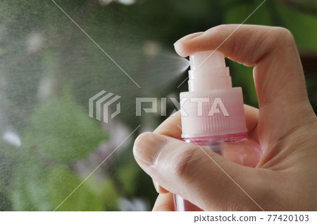 Get a disinfectant spray 77420103