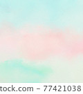 Abstract texture art background of soft clouds and mist in the sky 300dpi high resolution Childhood innocence Marshmallow color Pink Lake green 77421038