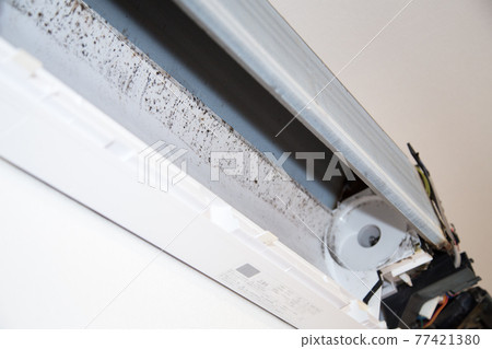 Dirt, mold, dust inside the air conditioner Dirt, mold, dust inside the air conditioner 77421380