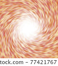 白色紅色或橙色中心的顆粒漩渦 77421767
